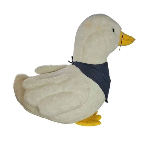 Giant 20"x23" AFLAC Duck w/ Bandana Huge Plush Stuffed Animal JUMBO Talks Sound - Picture 5 of 9